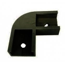 Angulo 90º Negro fijación para perfil LINE superficie PS1707N