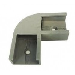 Angulo 90º Gris fijación para perfil LINE superficie PS1707P