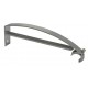 Brazo Soporte Negro sujección para perfil redondo anodizado PR1916A, PR3939A, PR2117
