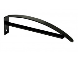Brazo Soporte Negro sujección para perfil redondo anodizado PR1916A, PR3939A, PR2117