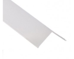 Difusor Opal Recto Perfil Aluminio Angulo 16x16mm., barra 2 Metros