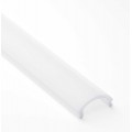 Difusor Glaseado Perfil Redondo aluminio 19,7mm con reflector PR2015A, barra de 2 metros