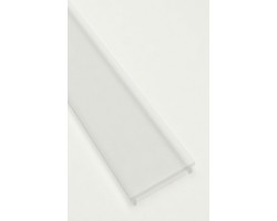 Difusor Glaseado para perfil aluminio anodizado Certificado, DG5, tira 2 mts.