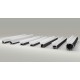 Difusor Glaseado Visera para perfil aluminio anodizado Certificado, DV6, tira 2 mts.