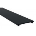 Difusor Negro para perfil aluminio anodizado Certificado, DN5, tira 2 mts.