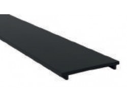 Difusor Negro para perfil aluminio anodizado Certificado, DN5, tira 2 mts.