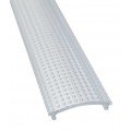 Difusor Prismático para perfil aluminio anodizado Certificado, DM5, tira 2 mts.