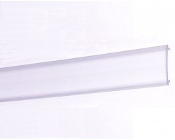 Difusor Transparente para perfil aluminio anodizado Certificado, DT5, tira 2 mts.