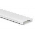 Difusor Opal para perfil PS1708, PE2308, PS1715, PE2315, PA1818, PR2117, PSC1531, PEA361115, barra 2 mts.