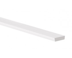 Difusor Glaseado Perfil empotrar suelo pisable aluminio anodizado LINE 19,2x8,3mm, tira de 2 ó 3 mts.