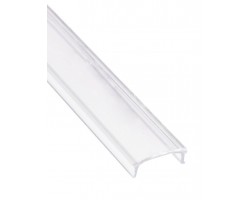 Difusor Transparente para perfil PS1708, PE2308, PS1715, PE2315, PA1818, PR2117, PSC1531, PEA361115, barra 2 mts.