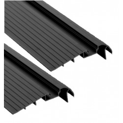 Perfil escalera aluminio anodizado Negro 105,6x28,4mm para tiras LED, 6 Metros (2 tramos de 3 metros) Perfil escalera aluminio anodizado Negro 105,6x28,4mm para tiras LED, 6 Metros (2 tramos de 3 metros)