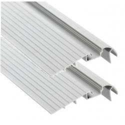 Perfil escalera aluminio anodizado Plata 105,6x28,4mm para tiras LED, 6 Metros (2 tramos de 3 metros) Perfil escalera aluminio anodizado Plata 105,6x28,4mm para tiras LED, 6 Metros (2 tramos de 3 metros)