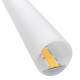 Perfil Redondo Policarbonato 29mm para doble tira LED, barra 3 Metros