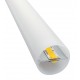 Perfil Redondo Policarbonato 25mm para tiras LED, barra 3 Metros
