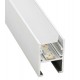 Perfil Empotrar Pisable Suelo de aluminio anodizado 28x40mm para tiras LED, barra 2 Metros
