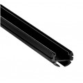 Perfil Redondo aluminio anodizado Negro 19mm para tiras LED, barra 2 Metros