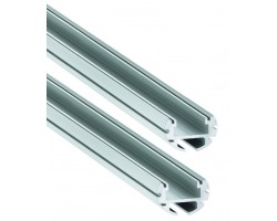Perfil Redondo aluminio anodizado 19mm para tiras LED, 6mts (2 tramos de 3 metros)