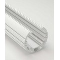 Perfil Redondo aluminio lacado Blanco 39mm para tiras LED, barra 2 Metros