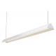 Perfil Redondo aluminio  lacado Blanco 19,7mm para tiras LED, barra 2 Metros