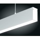 Perfil Aluminio anodizado Superficie Colgar 15x31mm. para tiras LED, barra 3 Metros