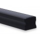 Perfil Aluminio Superficie Negro LINE 17,5x14mm. para tiras LED, barra de 3 Metros 