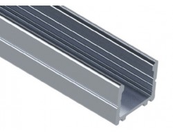 Perfil Aluminio Superficie LINE 17,5x15mm. para tiras LED, barra de 2 Metros
