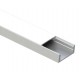 Perfil Aluminio Blanco Superficie 22,8x8,5mm. para tiras LED, barra 2 metros