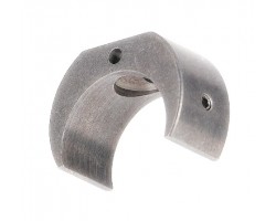 Soporte central para perfil redondo anodizado PR1916A