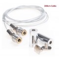 Suspensión 2 cables acero de 3 metros para perfil LED