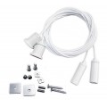 Suspensión Universal Blanca con cable 4m para perfil LED, pack 2ud
