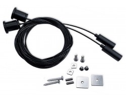 Suspensión Universal Negra con cable 4m para perfil LED