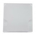 Tapa final metacrilato blanco de 5mm para Perfil Cuadrado Policarbonato PQP25