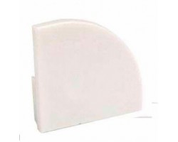 Tapa Final para Perfil R PA3030A, difusor Curvo