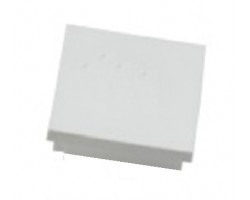 Tapa Final para Perfil R PA3030A, difusor Recto