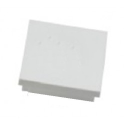 Tapa Final para Perfil R PA3030A, difusor Recto