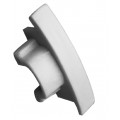 Tapa Final Perfil Aluminio Empotrar U7E 25x8mm PE2508P