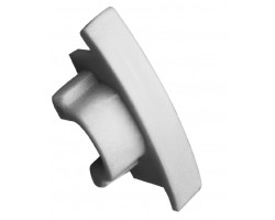 Tapa Final Perfil Aluminio Empotrar U7E 25x8mm PE2508P