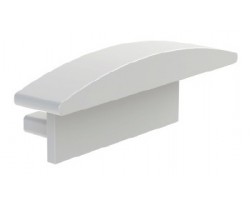 Tapa Final para Perfil Aluminio Empotrar LINE 24x7mm PE2407B