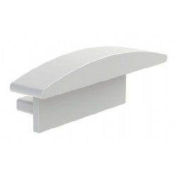Tapa Final para Perfil Aluminio Empotrar LINE 24x7mm PE2407B