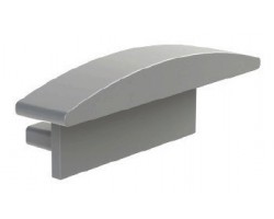 Tapa Final Perfil Aluminio Empotrar LINE 24x7mm PE2407P
