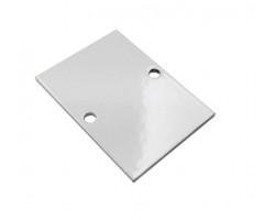 Tapa final para Perfil Empotrar Pisable Suelo de aluminio anodizado PEP2840A