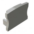 Tapa Final Gris para perfil superficie PS2316B