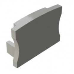 Tapa Final Gris para perfil superficie PS2316B