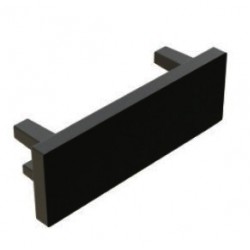 Tapa Final Negra para perfil superficie PS2508N