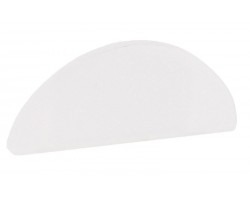 Tapa Final Perfil Aluminio Blanco Superficie PS4016B