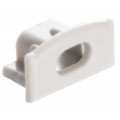 Tapa Final Blanca salida cable para perfil BASIC superficie PS1708B