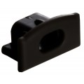Tapa Final Negra salida cable para perfil BASIC superficie PS1708N