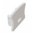 Tapa Final salida cable para Perfil Aluminio Superficie LINE PS1714B
