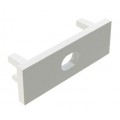 Tapa Final Salida Cable Blanca para perfil superficie PS2508B